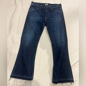 Citizens Of Humanity Dark Blue Flared Jeans